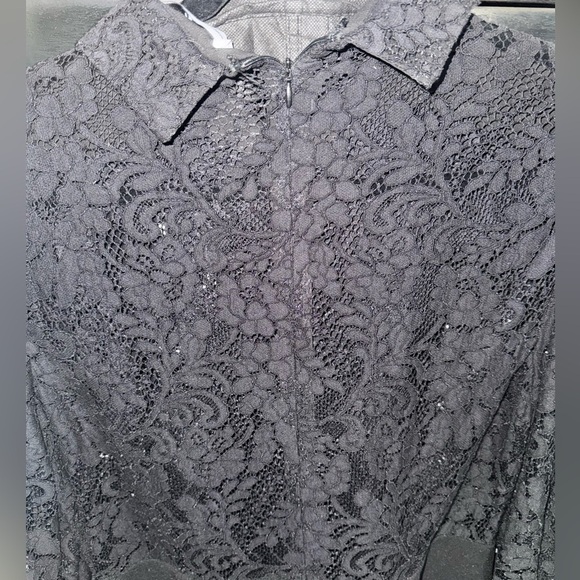 Rebecca Vallance Women's Black Kelsey Lace Minidress Size 12 Formal - Picture 11 of 11